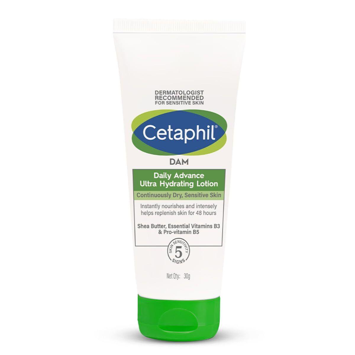

Cetaphil DAM Daily Advance Ультраувлажняющий лосьон для сухой чувствительной кожи, 30 г