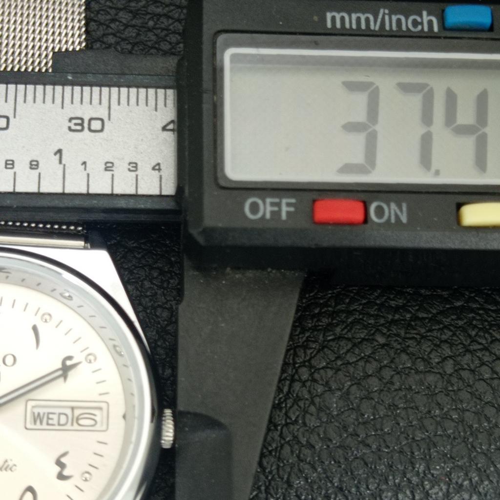 REFURBISHED SEIKO 5 AUTOMATIC 6309A JAPAN MENS VINTAGE SILVER WATCH a442575-1