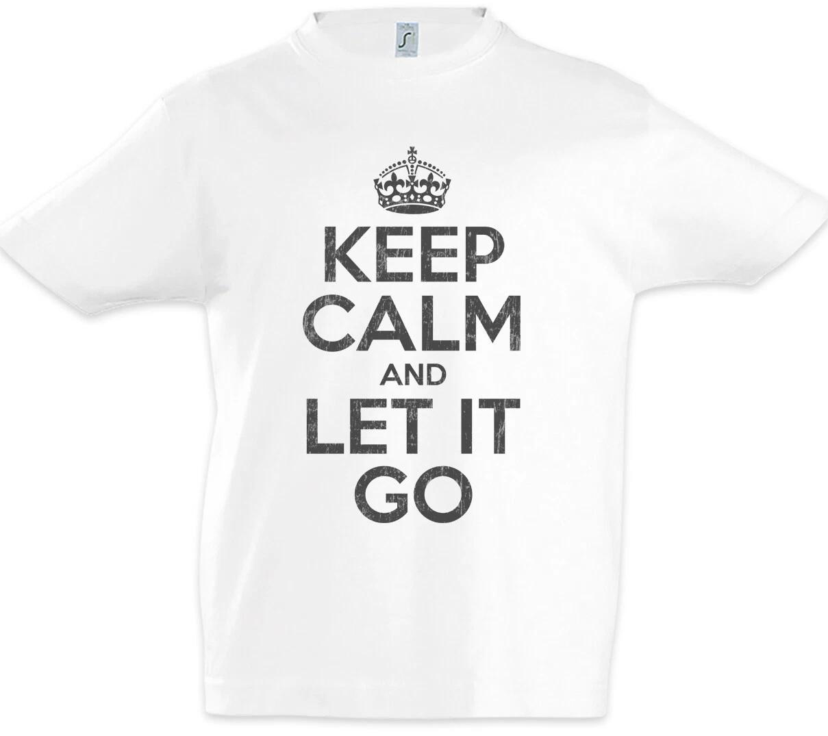 Keep Calm And Let It Go Kids Boys kids boys T-Shirt Fun Be 120