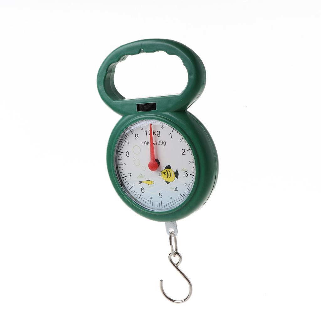 Portable 10kg Fishing Weighing Scale Multi-Purpose Fishing Kitchen & Luggage Hanging Scales Lightweight Scale Durable