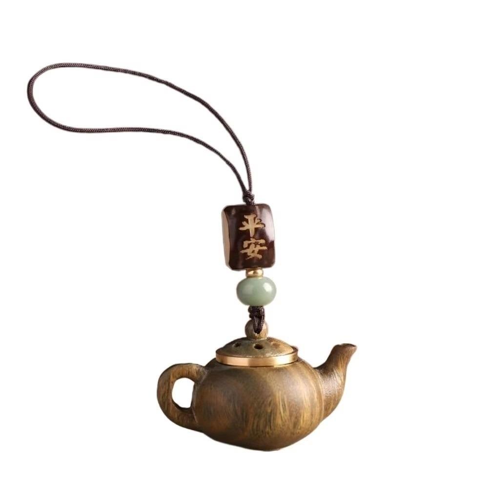 Mini Teapot Pendant Waterproof Phone Chain Cartoon Little Teapot Keychain  Women Men