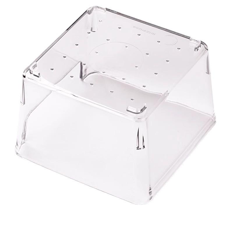 

1 Transparent plastic desktop storage box 1pcs прозрачный