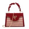 Ladies Bag Summer Red Wedding Bag Capacity Hand Messenger Bag Bride Women'S Bag Small Bag