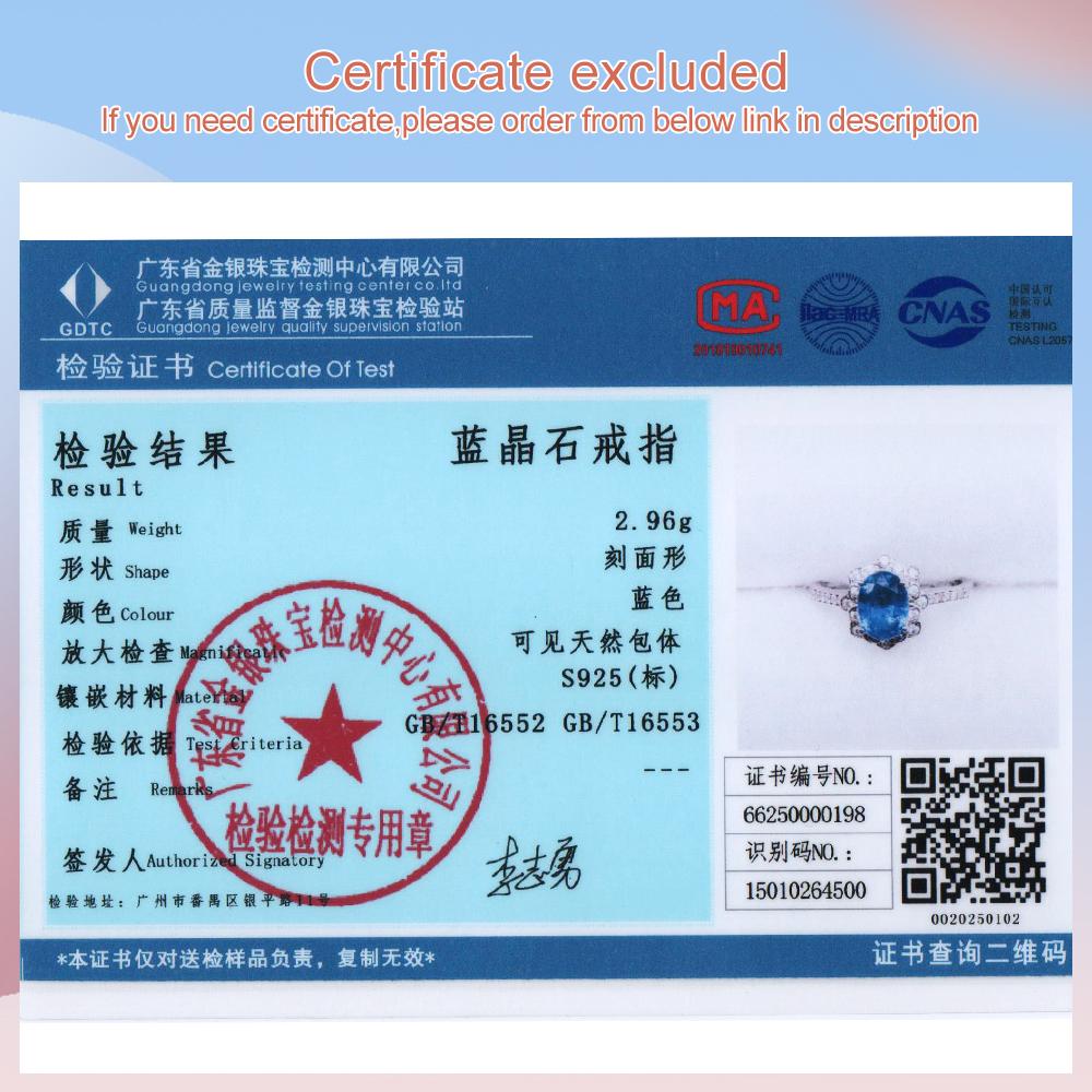 Set inel cercei colier Kianit natural albastru profund frumos de lux Elegant prețios cadouri de nuntă și banchet pentru femei argint 925