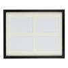 Zestaw 2 Szt. Ramek Czarnych Basic 28X35 Na 4 Zdjęcia 10X15 Cm Z Passe-Partout