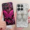 For Motorola Moto G15 Power Case MotoG17 Luxury Butterfly Painted Cover Soft TPU Phone Case For Motorola G17 Power MotoG15 Shell
