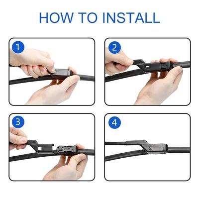2PCS Wiper Blades Set Kit For Ford F150 F-150 Raptor LOBO XL 2009-2020 Front Windshield Brushes Windscreen Window Accessories