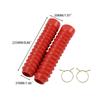 LINGQI RACING Motorcycle Front Fork Shock Dust Covers Gaiters Boots Rubber Protector Boot For Dirt Pit Bike Off Road Universal