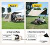 Two-in-One Automatic Folding Outdoor Camping Tent & Canopy