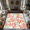Elegant Floral Area Rug Vintage Persian Style Non Slip Doormat Home Decor Living Room Bedroom Floor Mat Cozy Carpet Design