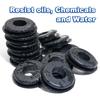 Black Gladhand Seals Rubber Glad Hand Seal, Glad Hand Grommets For Semi Trailers, Pack 40