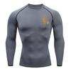 Men Compression Shirt for Workout Quick Dry Katsuki Bakugo Print Top Breathable Sweat Absorbing Fitness T-Shirt Sweat-Resistant