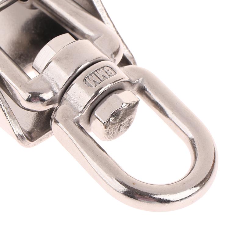 70Mm Swing Suspension Hook Hanger 304 Stainless Steel Rotatable Hammock Swing Hanger Hook Fixed Plate Hanging Chair Kit Hardware