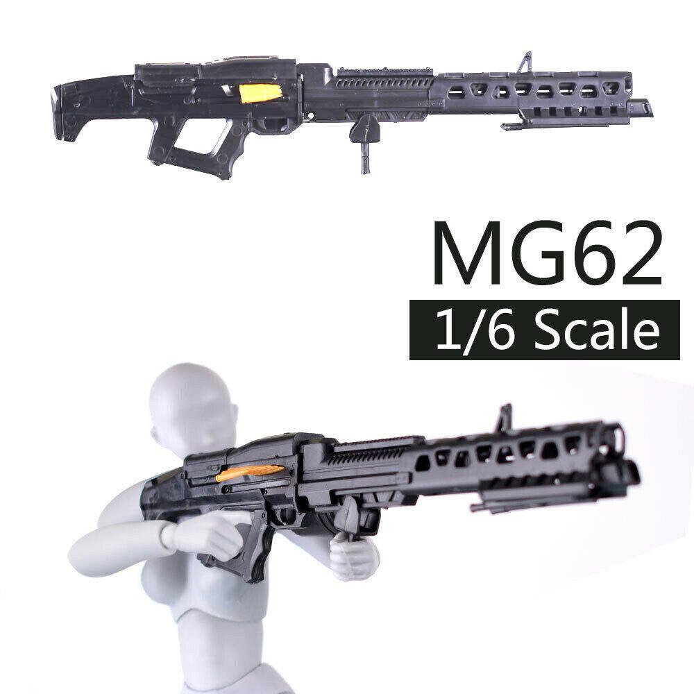 DIY Product 1:6 Scale Minigun Plastic Gun M134 Gatling Model Heavy Machine Guns Action Figures Toys Accessories Gifts