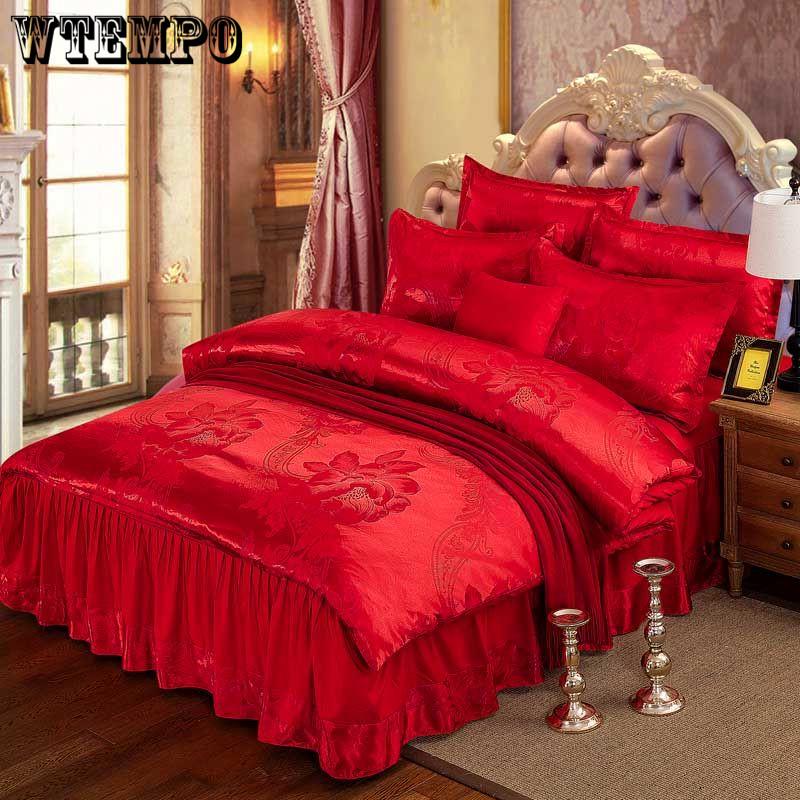 Buy Duvet Cover Set Bed Skirt Set Pillowcase Bedclothes Comfort The