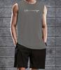 Herren Polyester Trendiges Grafikdruck Tanktop Shorts Set Weiche Haptik Knitterarm Schnelltrocknend Pflegeleicht