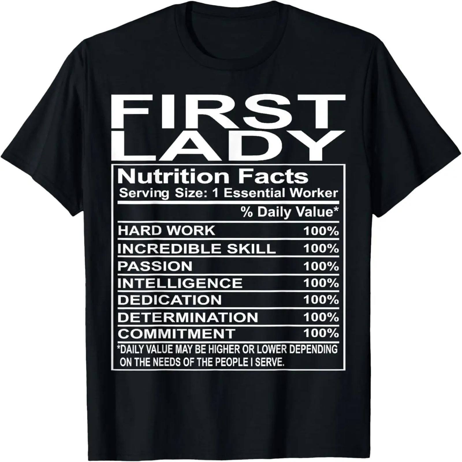First Lady Gifts Church Appreciation Funny T-Shirt S чёрный