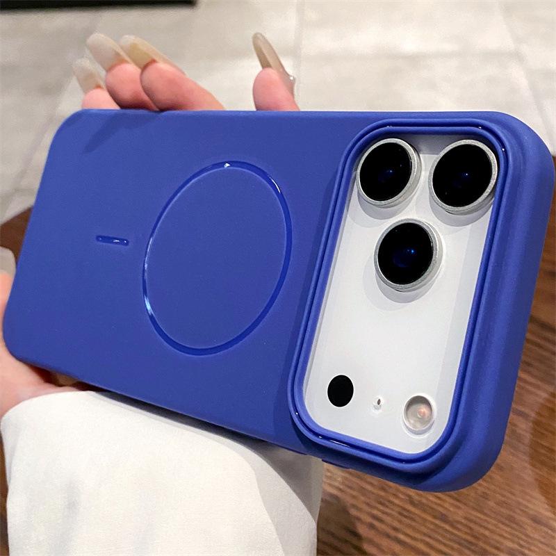 Frosted Magnetic Ring Case for iPhone 17 Pro Max, Compatible with Apple 16/15/14/13/12.