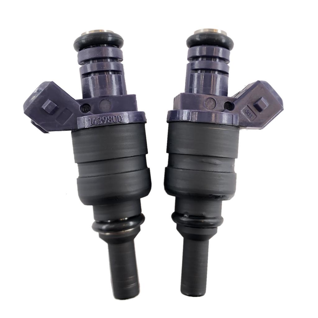 #975U 2Pcs Fuel Injector Nozzle FJ663 13641439800 for BMW X3 (metal+plastic)