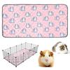 Washable Guinea Pig Cage Mat Reusable Non-Slip Mat Small Pet Bedding  for Guinea Pigs Small Animals