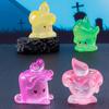 Mini Mini Candle Ornament Resin Candle Statue Halloween Candle Figurine  Ghost Festival