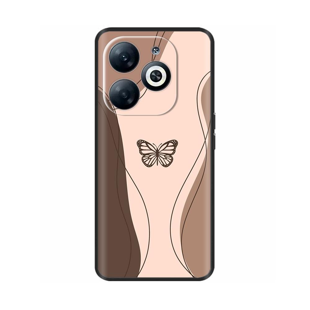 Phone Case For Infinix Smart 8 8pro 8Plus Cute Cartoon Painted Back Cover Soft TPU Bumper For Infinix Smart 8 Pro Plus Case Capa