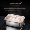 Shengjia 304 Stainless Steel Divided Lunch Box