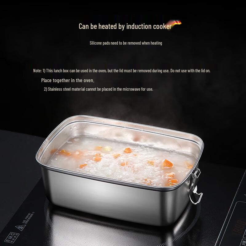 Shengjia 304 Stainless Steel Divided Lunch Box