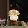 Vintage Handheld Crystal Rose Lamp - Creative Luxury Atmosphere Light, Elegant Bedside Lamp for Bedroom, High-End