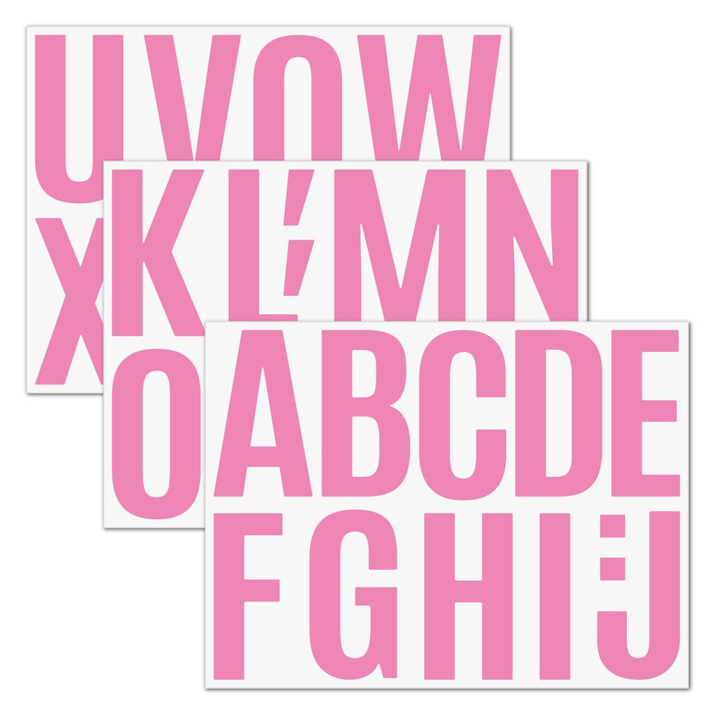 4-inch Letter Sticker Large Size Car Wall Sticker Exhibition School Kindergarten Decoration DIY Large Size Letter Sticker