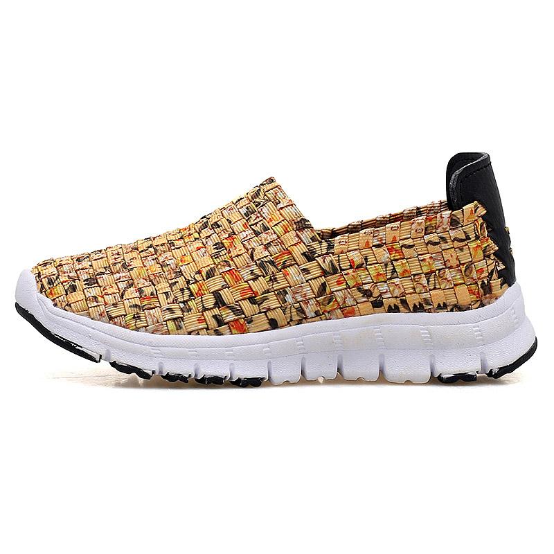 

Размер 32-44 женская обувь летняя плетеная женская обувь разноцветная плетеная обувь мягкая дышащая женская повседневная обувь ручной работы 8