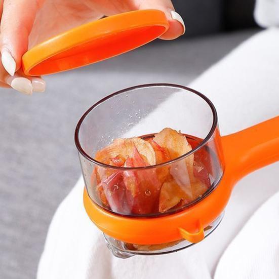 Stainless Steel Vegetable Peeler with Catcher Box Double-Sided Efficient Peeling Machine Multi-function Peelers for Home Kitchen Cooking