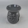 Ceramic Pure Black With Flower Holes Aromatherapy Stove Essential Oil Essential Oil Heating Stove