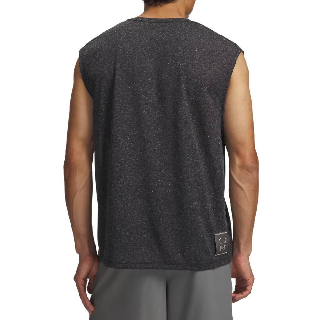 Under Armour HB Run Aeris Loose Round Neck Dry Breathable Sleeveless Running Vest Men vests 6016481-008