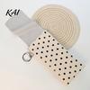 Fashion Glasses Container Portable Faux Leather Sunglasses Bag with Hook for Women, Compact Organizer Anti Lost Holder Eyewear Lipstick And