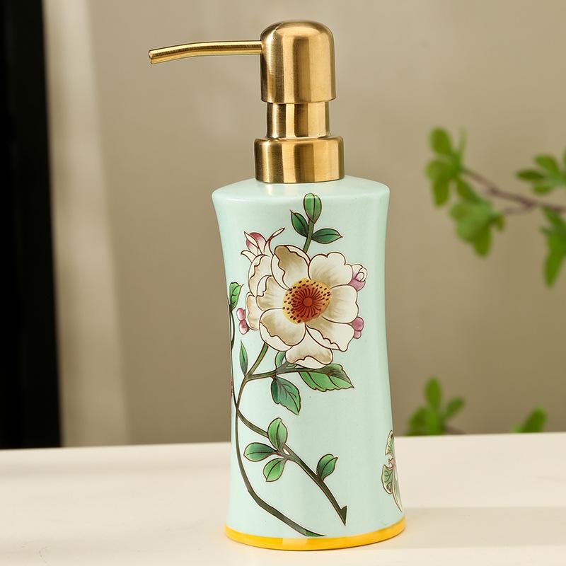 250ml soap dispenser ceramic press bottle shampoo and shower gel dispensing bottle bathroom accessories bathroom accessories