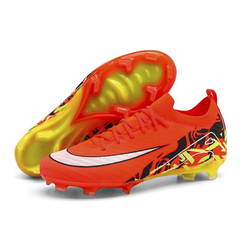 Youth Low-Cut Football Cleats Grass Fields Lightweight Training Soccer Shoes Size 35-45