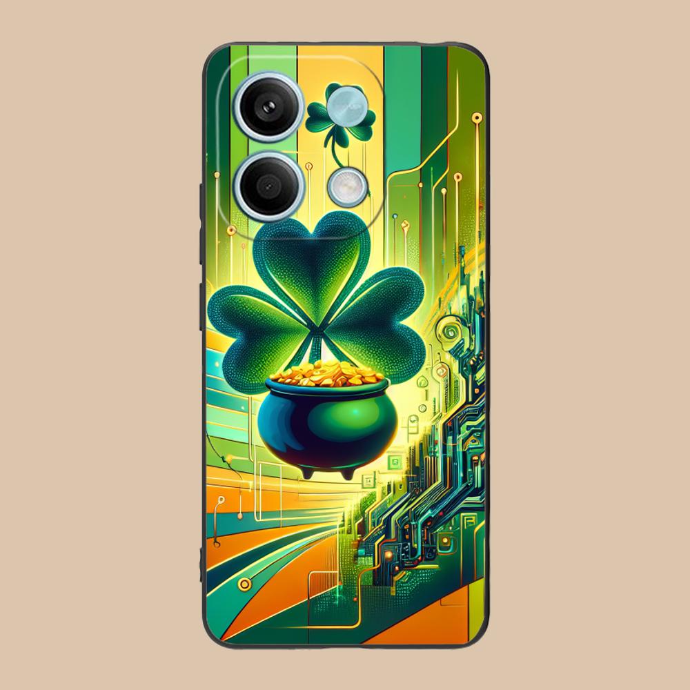 

Saint Patrick s Day Mobile Phone Case for Xiaomi 15 14 13 12 Mi 11 T Ultra Lite Pro S X 5G Colorful Printing Cover Luxury Pretty Xiaomi 11T Pro