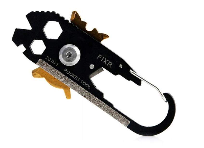 MB-13953 MULTITOOL KEYRING 20IN1 CARABINER