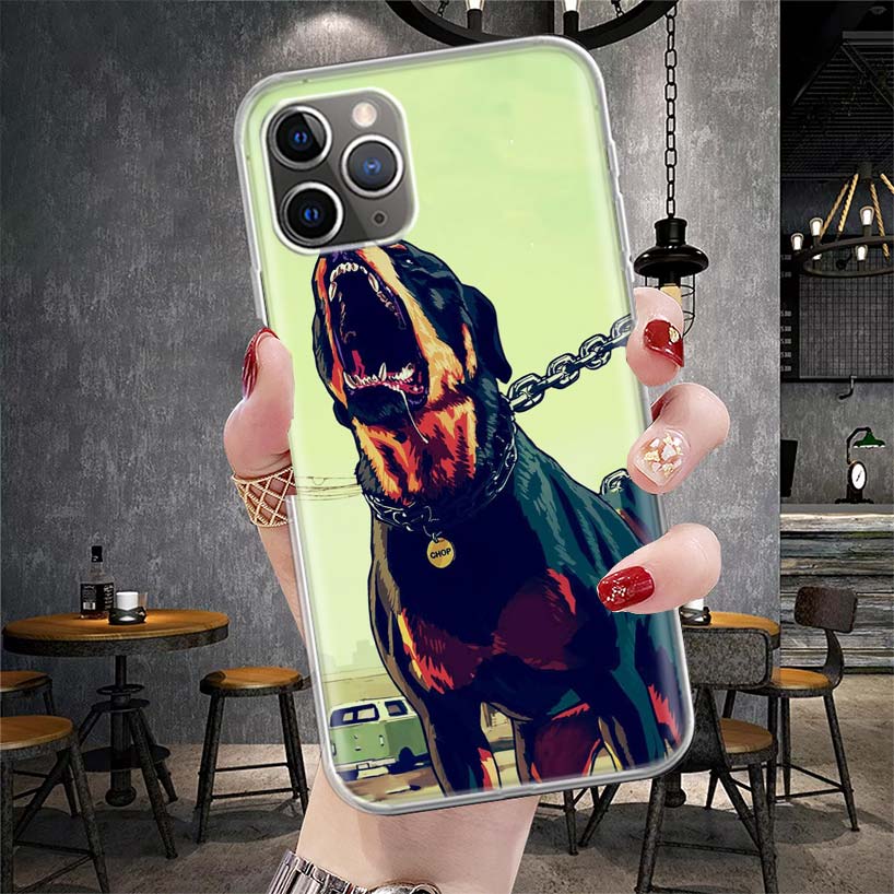 Rottweiler Dog Soft Phone Case For IPhone 11 17 Air 16E 16 Pro Max 15 + 14 Plus 13 Mini 12 Apple 7 SE 8 Fundas Coque 11 17 Air 1