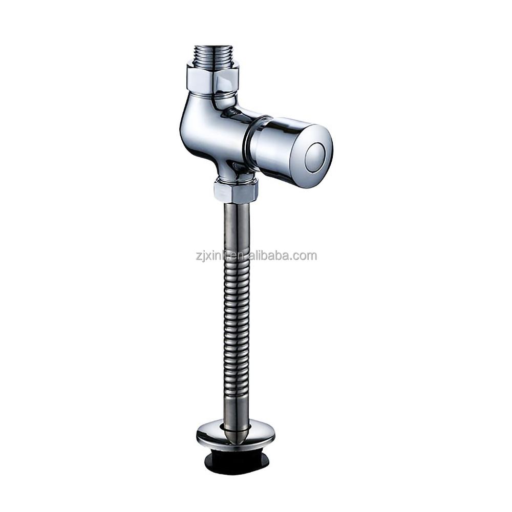 X10010CBSCR Wall Mounted Chrome Color of High Quality Brass Material Pressure Urinal Flush Valve светло-серый
