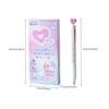 4pcs Colorful Heart Gel Pens Set Dream 0.5mm Ballpoint Black Color Ink for Writing School