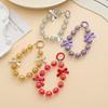 High-End Women's Beaded Bracelet and Wrist Chain Keychain Lanyard Pendant
