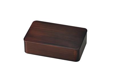 Tatsumiya Wood Grain Lacquer Lunch Tochigi Wood 30470mm Box, Single-Tier, Grain, 1000mm,