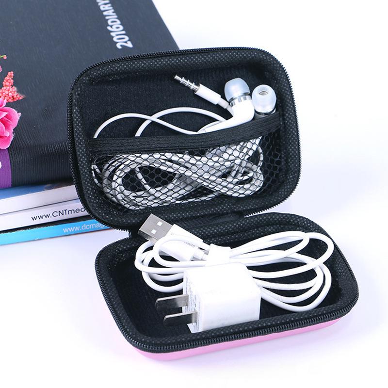 T3038 Multi-functional Cable & Earphone Storage Bag with Coin Zipper