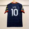 Mens Short Sleeve Football Jersey Premium Fan Edition Striped Design Arsenal Home Match Support