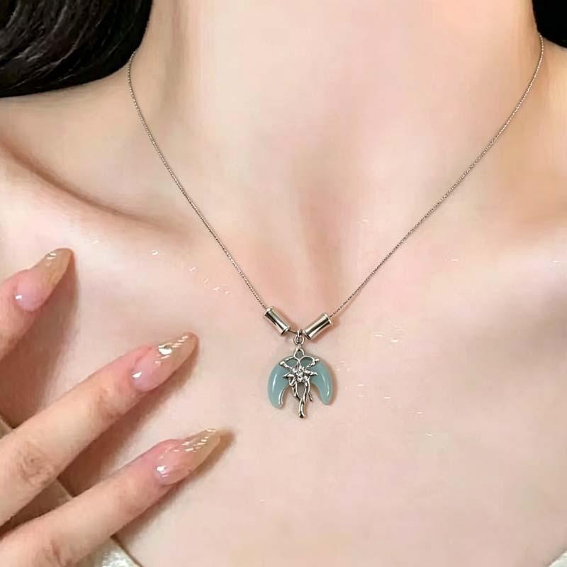 Dainty Necklace With Pendant Exquisite Fairy Design For Daily Wear Dating Parties Birthday Gifts For Women