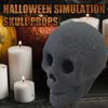 2 Stück Halloween Kamin Skelett Kamin Brennen Skelett Festliche Vorräte Keramik Feuerstelle Schädel Party Ornament Dekor Requisite Geschenk