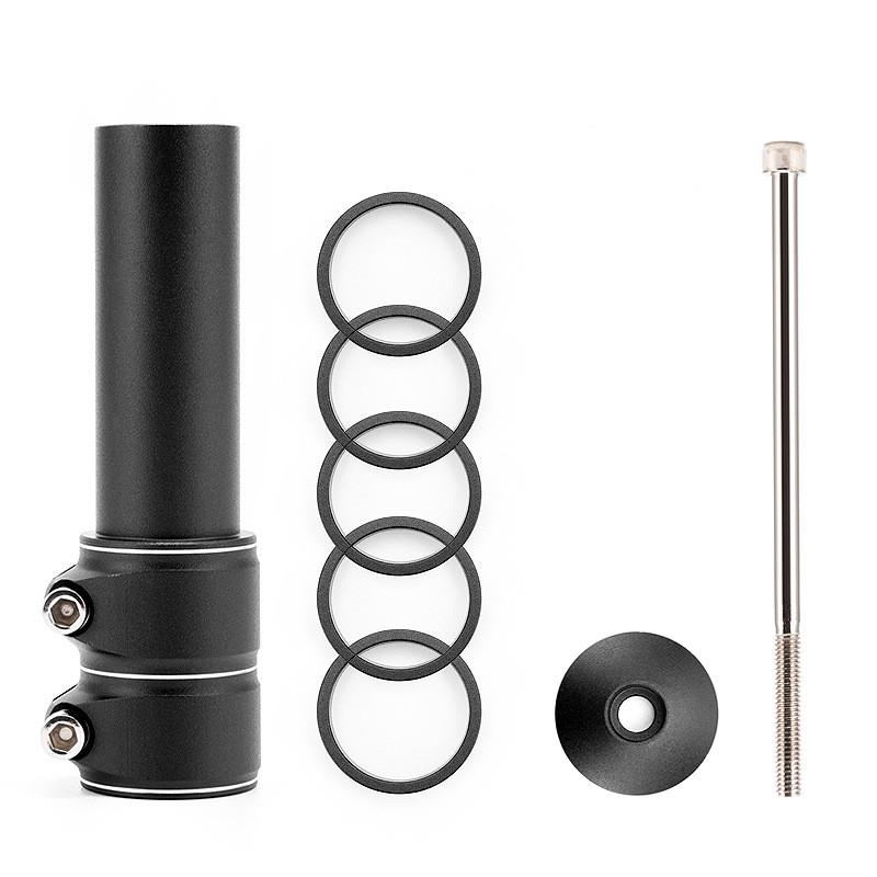 Mountain Bicycle Fork Extender Plus Handlebar Riser For Comfort And Control