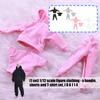 1/12 Scale Soldier Figure Doll Clothing Set Wtih Hooded Top Track SweatPants TShirt For Doll Decoration Display Outfit